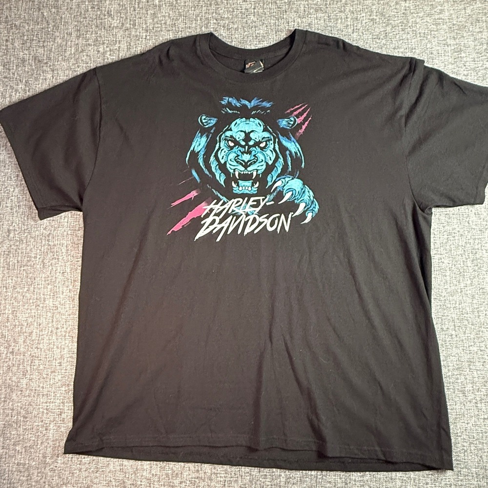 Harley-Davidson Graphic T-Shirt Mens | 3XL | Black Barnett El Paso Texas Tee